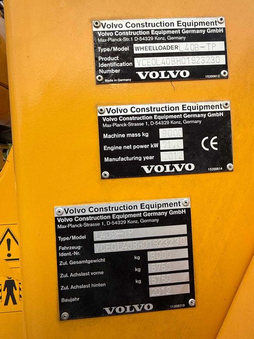 Ładowarka kołowa Volvo L40B-TP