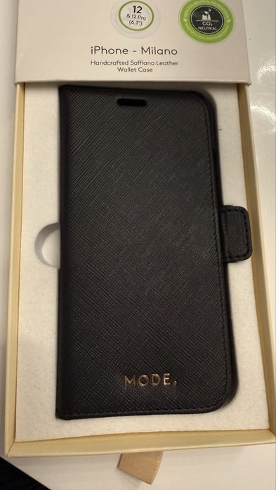 Obudowa etui case iphone 12 lub 12 pro skórzany