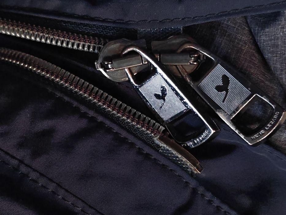 René Lezard Płaszcz Męski Zimowy Puchowy – Nowy, Rozm. 50 – Navy / Dar