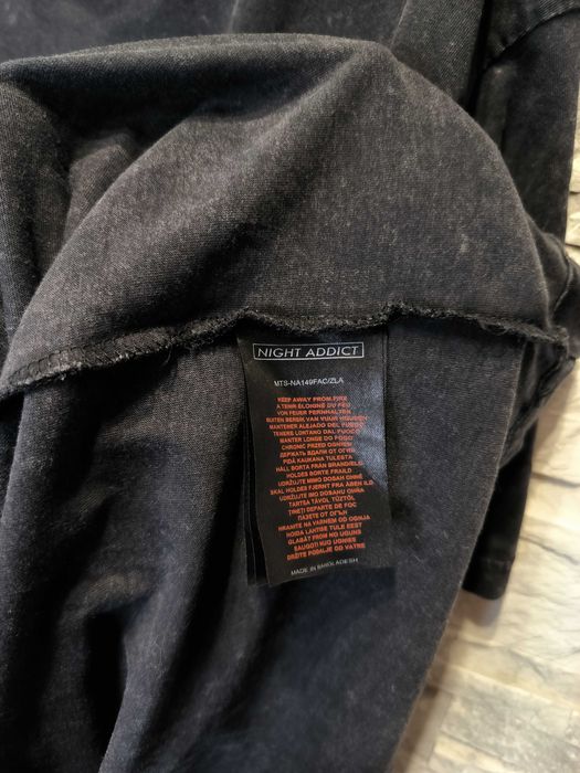 Koszulka Night Addict Czarna Vintage T-Shirt