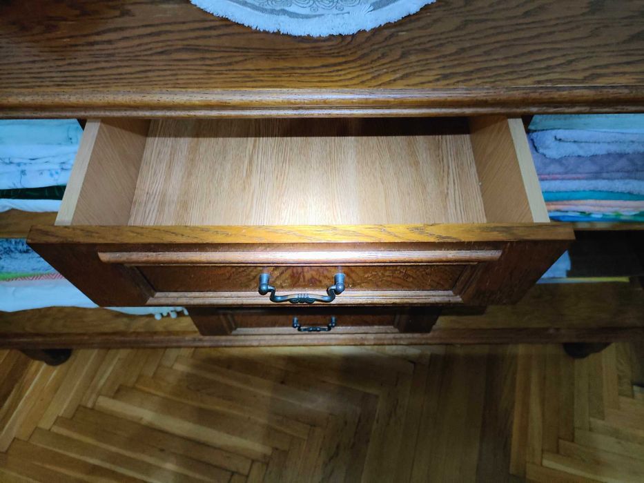 Solidna komoda rustykalna, styl holenderski, dąb | PARTER | Do renowacji