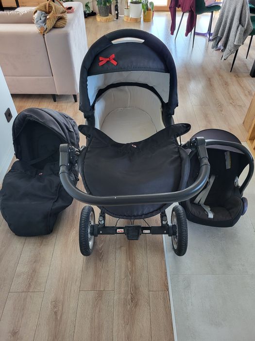 Wózek 3w1 - Nosidełko+Gondola+Spacerówka