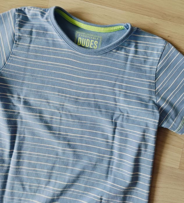 Matalan Dudes bluzka z krótkim rękawem niebieski 134cm