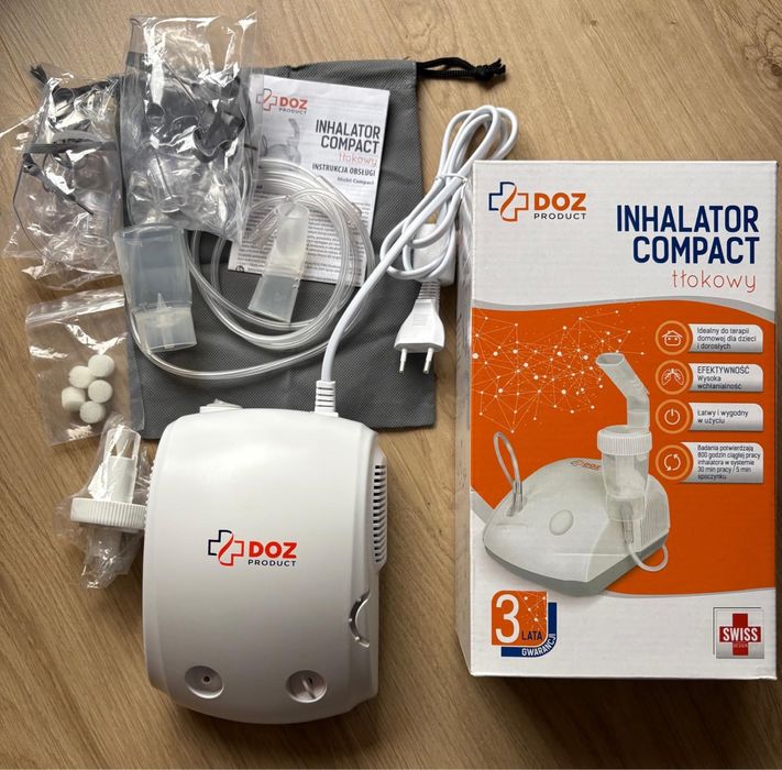 szwajcarski inhalator tłokowy Compact DOZ