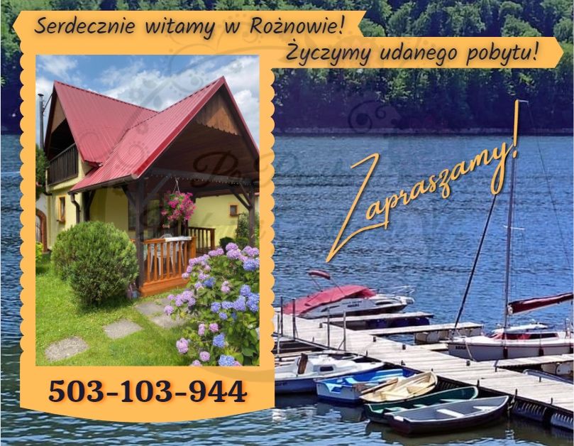 Domek  letniskowy nad jeziorem Rożnowskim