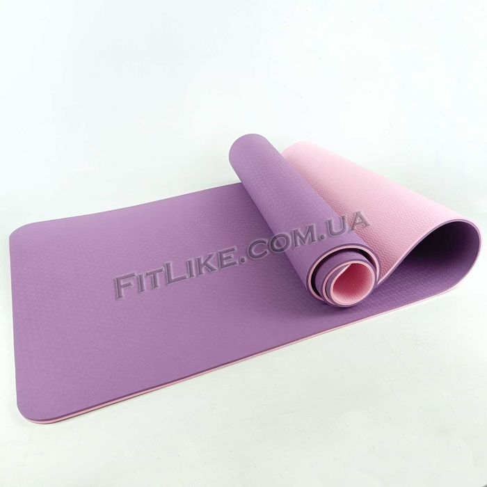 Потужні спортивні коврики/каремати/килимки TPE 8 мм для фітнеса/йоги