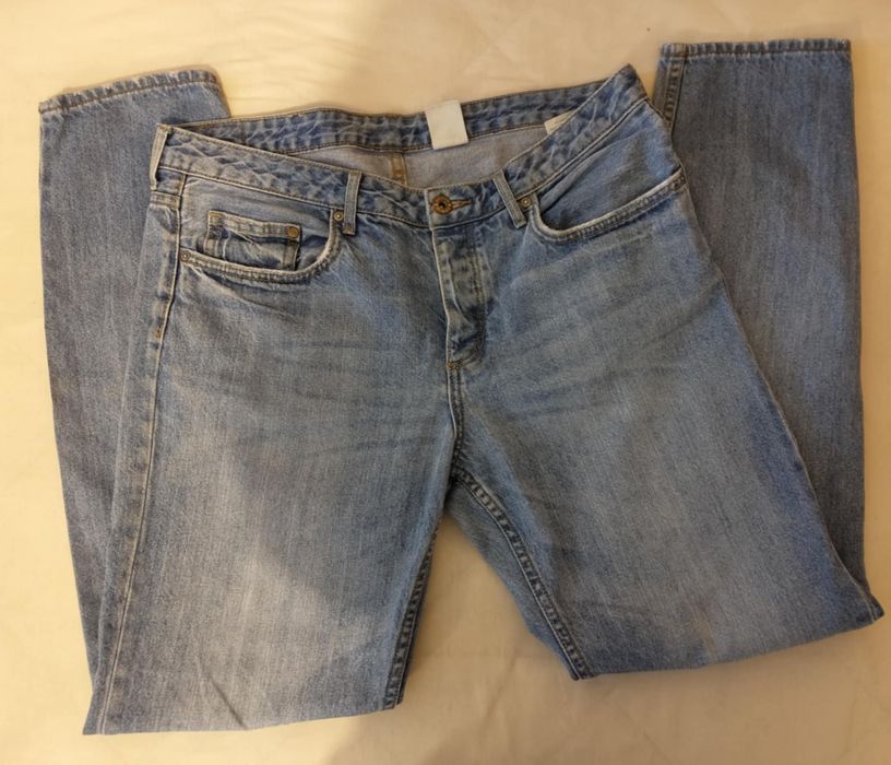 Spodnie męskie h&m jeansowe tappered leg