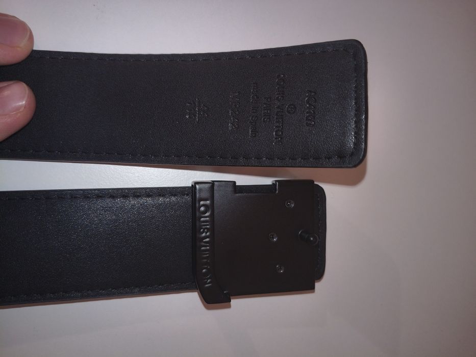 Czarny pasek Louis Vuitton