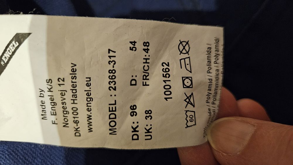 Engel spodnie stretch do prac lub turystyki r. 52