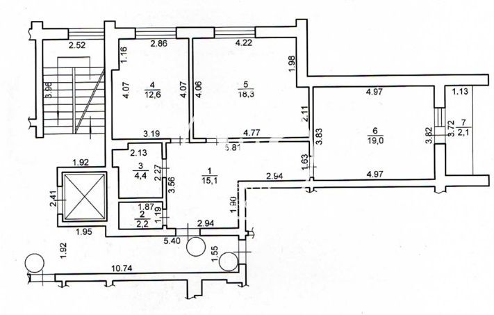2-rooms apartment apartment by the address st. Gorodotskaya ul (area 74 m²) - Atlanta.ua - photo 10