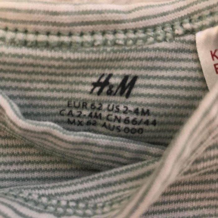 Body H&M niemowlece r.62