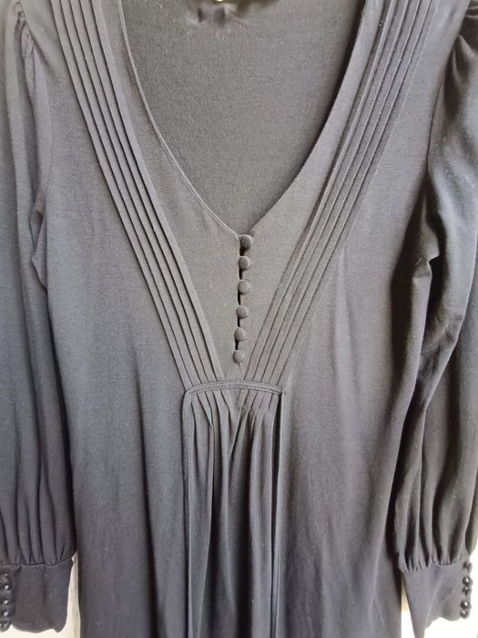 Laura Ashley biust 43x2 M dress tunika  viscose gothic romance victorian chic