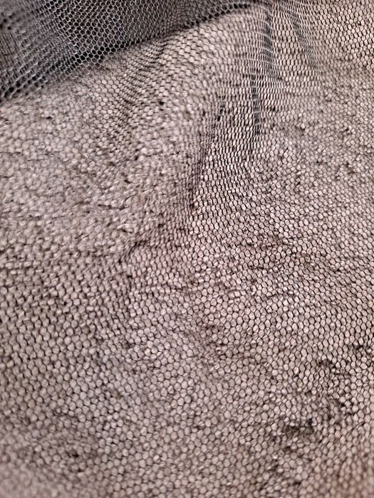 Sexi komplet top+stringi z czarnej siateczki rozmiar S/M