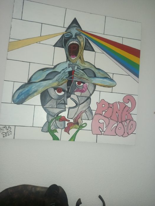 Quadro Pink Floyd em tela