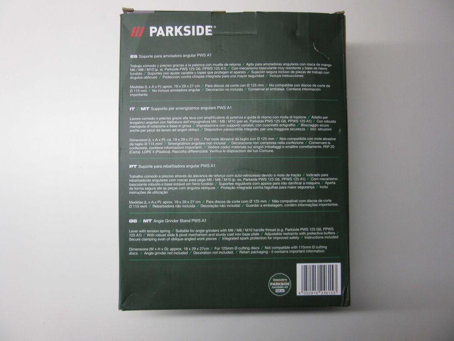 Suporte Rebarbadora Parkside *** NOVO ***