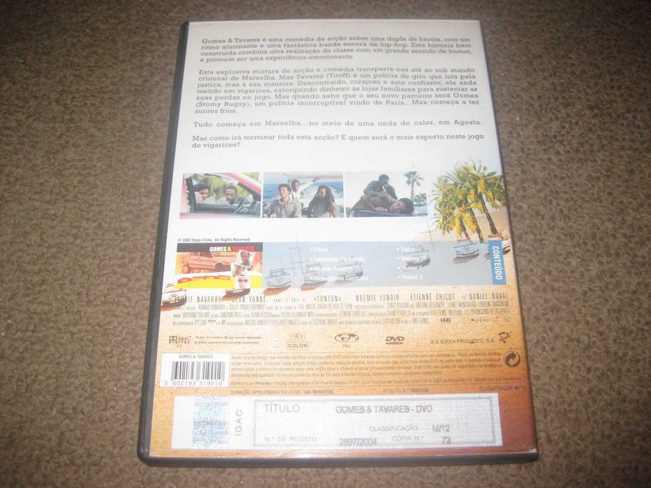 DVD "Gomes & Tavares" de Gilles Paquet-Brenner