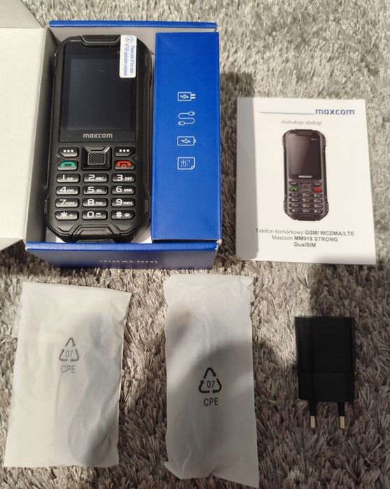 Nowy telefon Maxcom Strong MM918 4G LTE. Dla seniora.