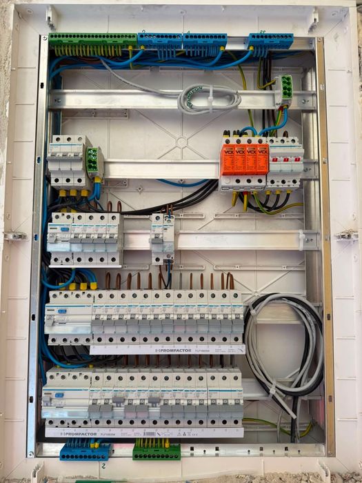 Elektryk, instalacje elektryczne, pomiary.