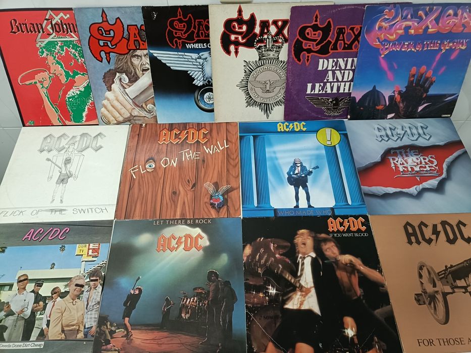 HEAVY METAL / HARD ROCK: os MELHORES grupos, DEZENAS de albuns (vinis)