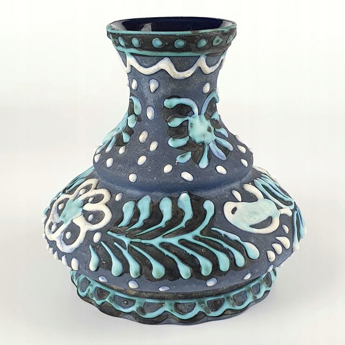 Wazon ceramiczny Marei Keramik ceramika Niemiecka Ręcznie malowany