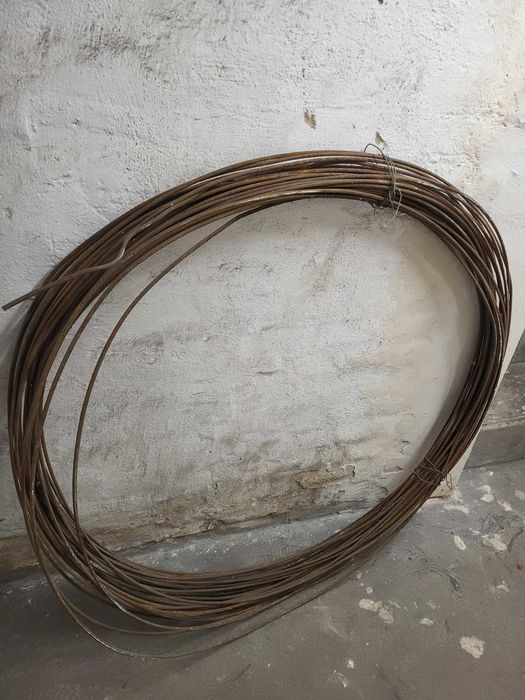 Drut stalowy budowlany 100m. Grubość fi 6mm
