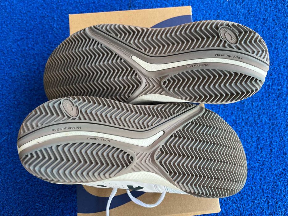 Sapatilhas de Padel ASICS Gel-Challenger 14 CLAY - White/Saxon Green