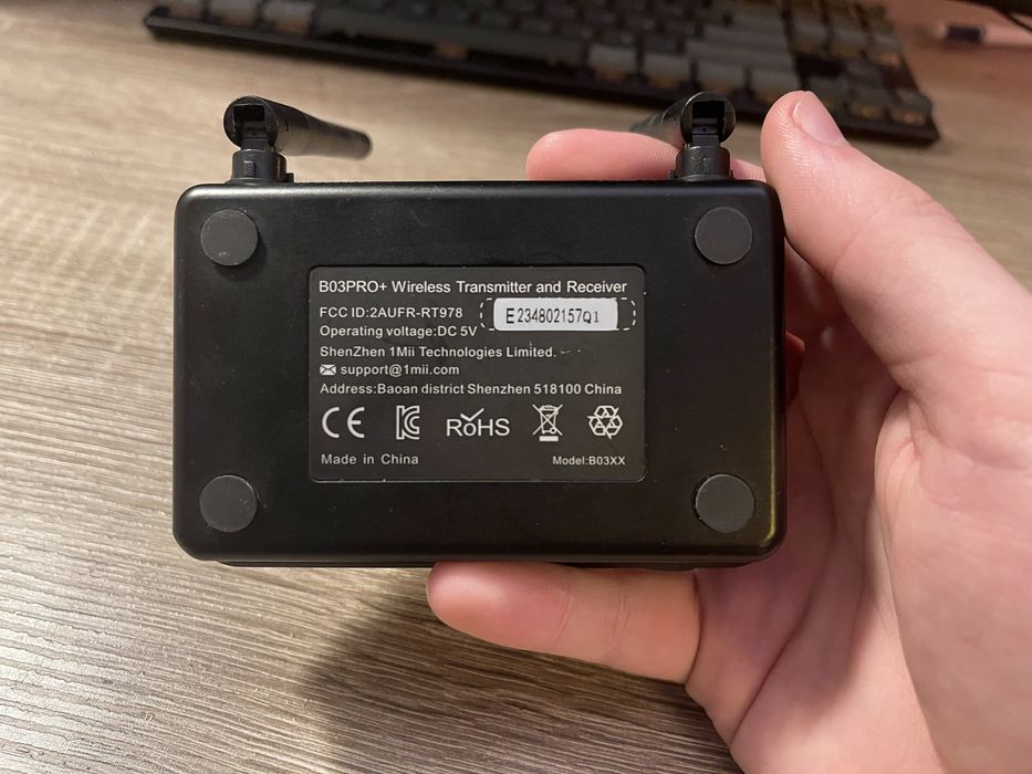 1Mii B03 Pro+ bluetooth аудіо адаптер