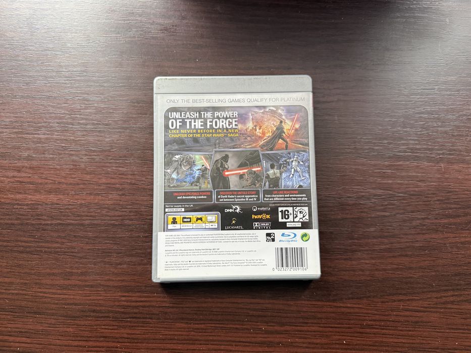 star wars the force unleashed ps3