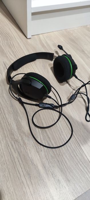 Słuchawki gamingowe HyperX CloudX przewodowe czarno-zielone