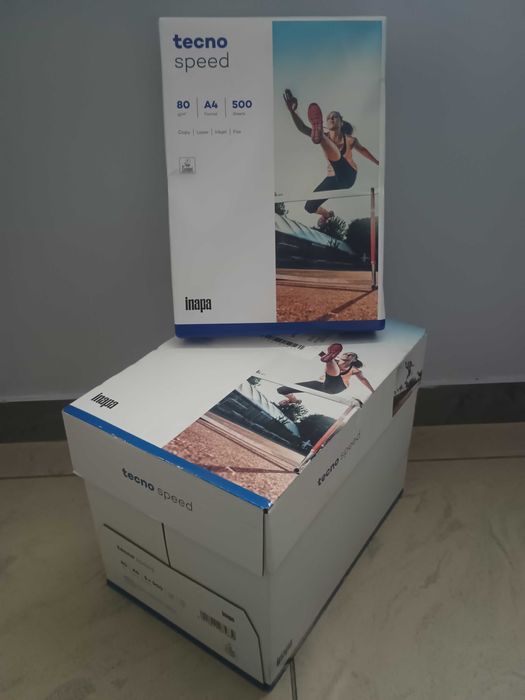 Офісний папір А4, 80г/м, 500л, ящик 5 пачок