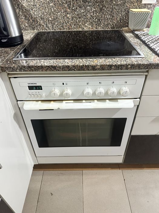 Placa vitroceramica siemens e forno para desocupar