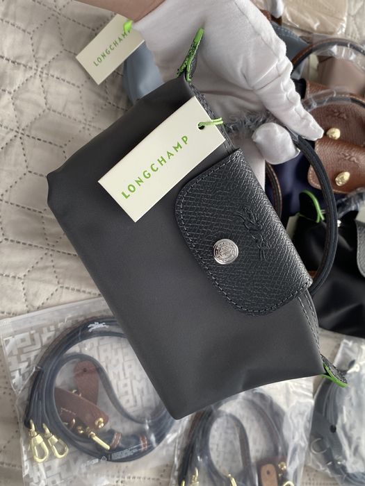 Сумка бренда Longchamp mini le pliage pouch, міні сумка, сумка на літо