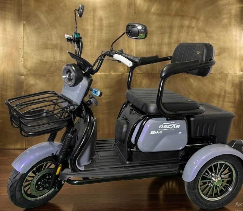 Тяговий трицикл Oscar Trio2 (2026) 1200W Триколісний скутер 300кг