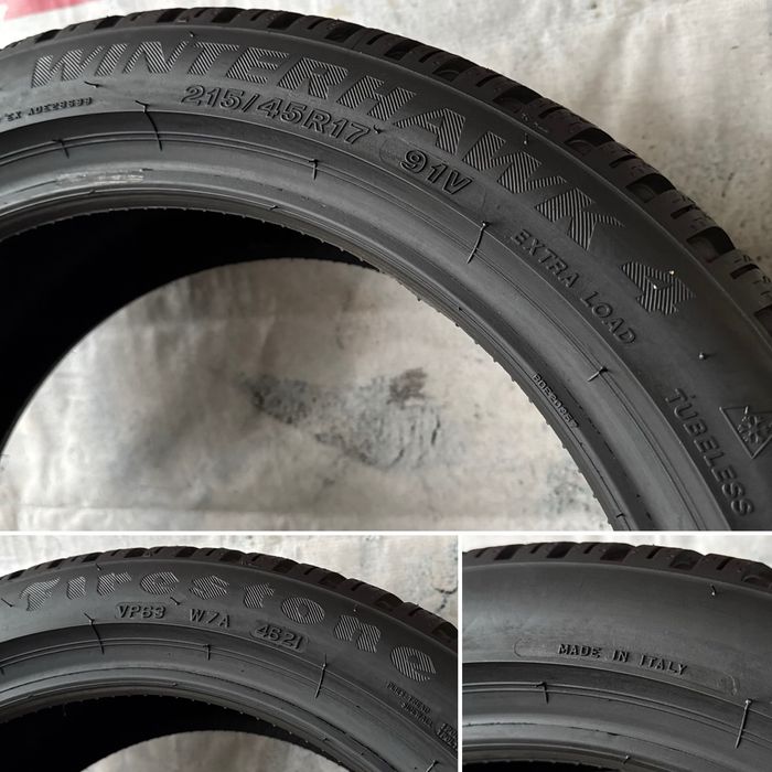 215/45/17 Firestone WinterHawk зимова шина 215 45 R17 резина