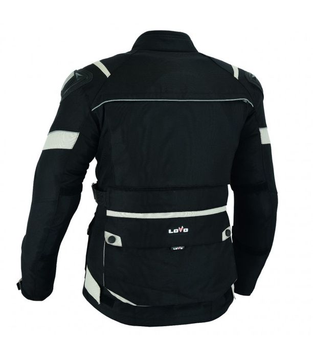 Casaco 3/4 de três camadas para todas as estações para motos
Cor preta