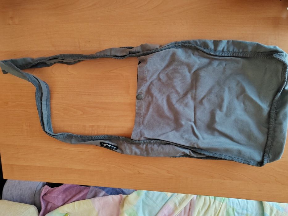 Torba na ramię DIVERSE Bags Deluxe | Szara | Płócienna | Boho / Grunge