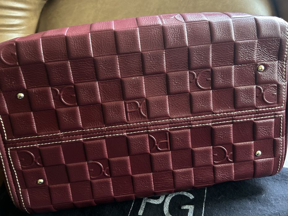 Mala nova grande Purificacion Garcia com etiqueta bordeaux com dustbag