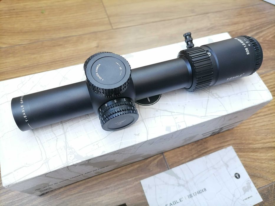 Новий оптичний приціл мінік T-Eagle EOS 1.2-6x24IR (загоннік)