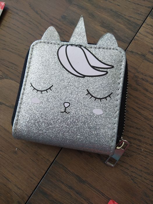 Portfel dziewczęcy jednorożec