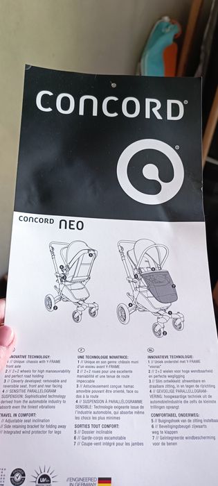 Carrinho de bebe e coque Concord Neo