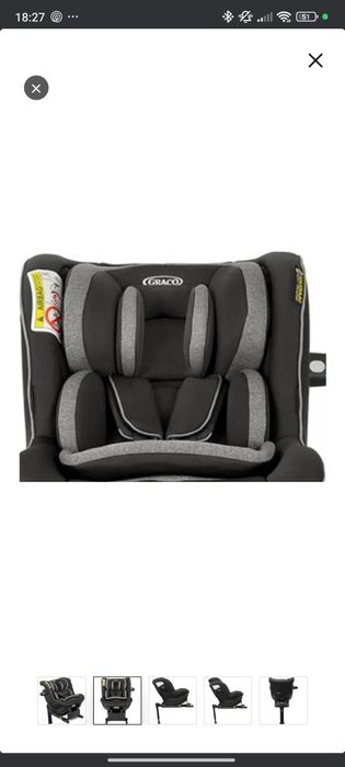 Cadeira Auto GRACO  Ascent Plus Test + Base Isofamily