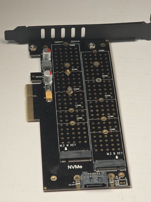 Adaptador PCIe para SSD M.2 NVMe – Novo