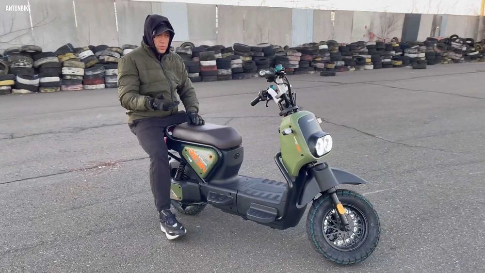 ЕЛЕКТРО СКУТЕР Crosser CR4 65 км/год 85 км+ 1200W Электро GR-AGM Green