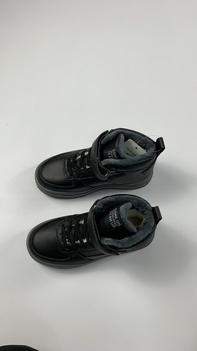 Універсальні дитячі хайтопи ВВТ Kids, чорні/рожеві, 32-37, зима