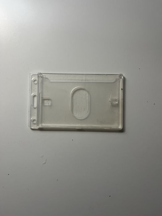 Capa plástica para cartão (horizontal) — ideal crachá de identificação