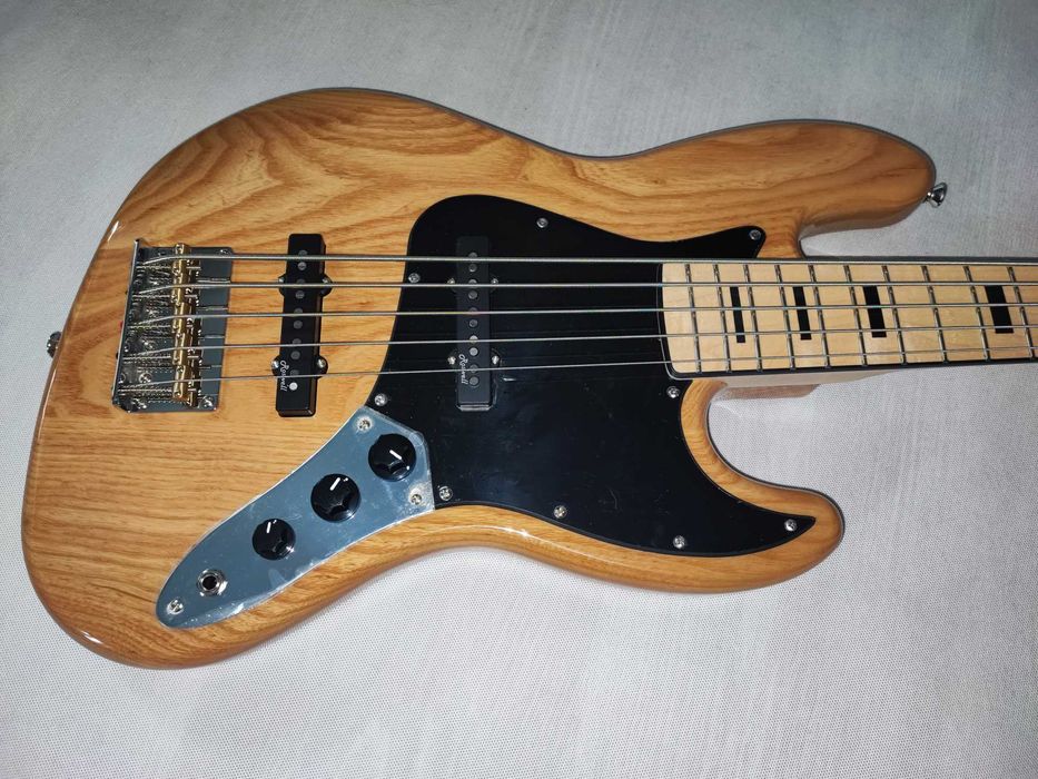 Harley Benton JB-75-5MN NA gitara basowa 5-strunowa -wyregulowana!
