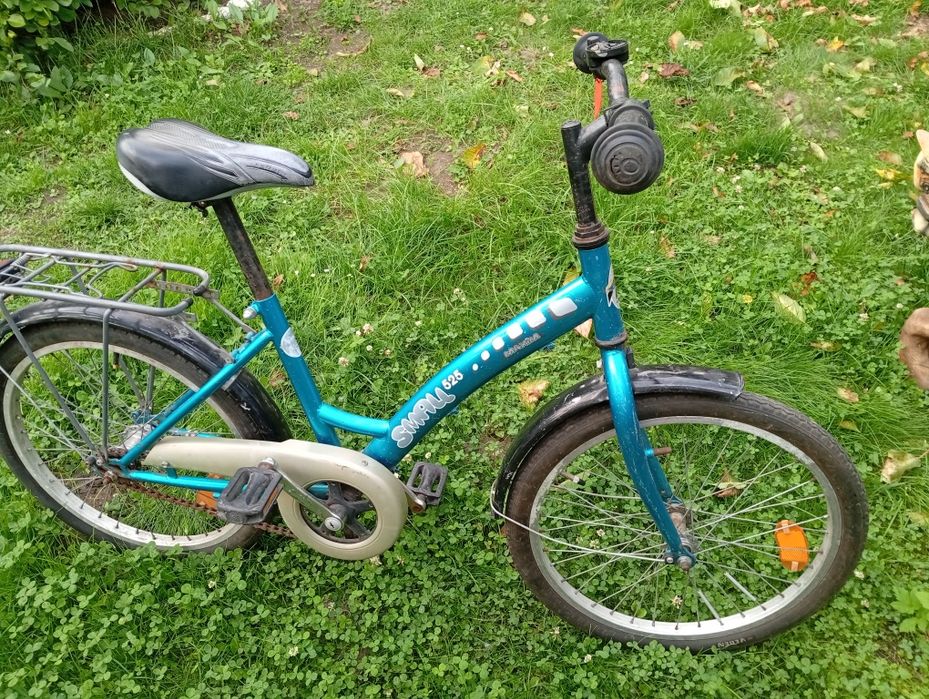 Rower rowerek niebieski dla dziecka 7 8 9 10 latka