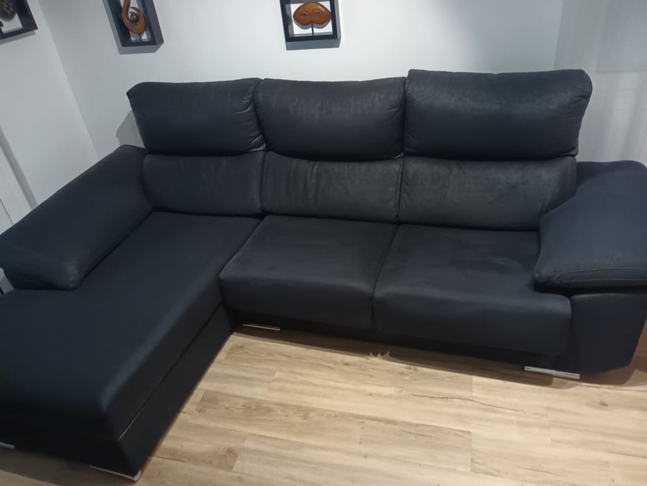 Sofá com chaise longue