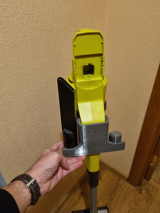 Кріплення Ryobi One Plus,  можливий 3D друк під Вашу модель пилососу.