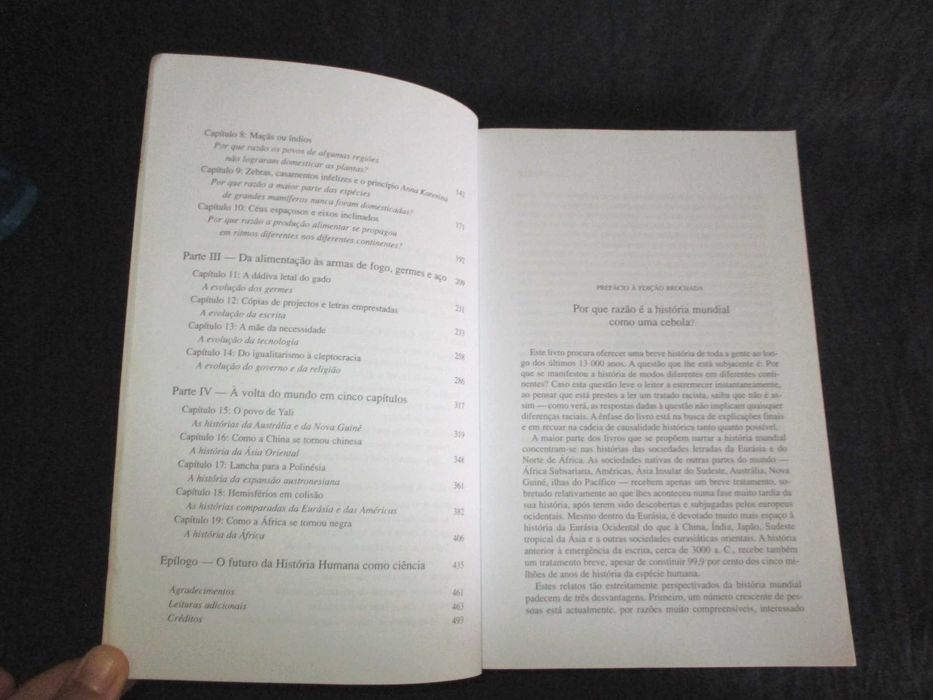 Livro Armas Germes e Aço Os Destinos das Sociedades Humanas